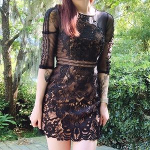 VICI Black Lace Dress